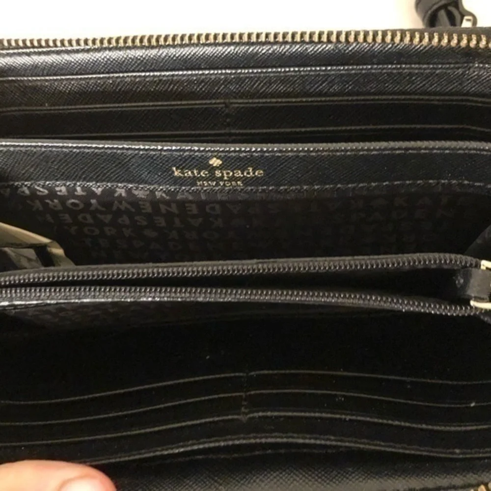 KATE SPADE nylon foldover crossbody bag